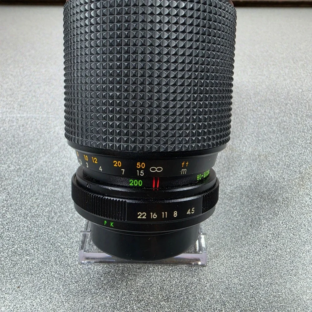 Zykkor 80-200mm f/4.5 MC Auto Zoom Lens Pentax K Mount‎ Excellent Macro